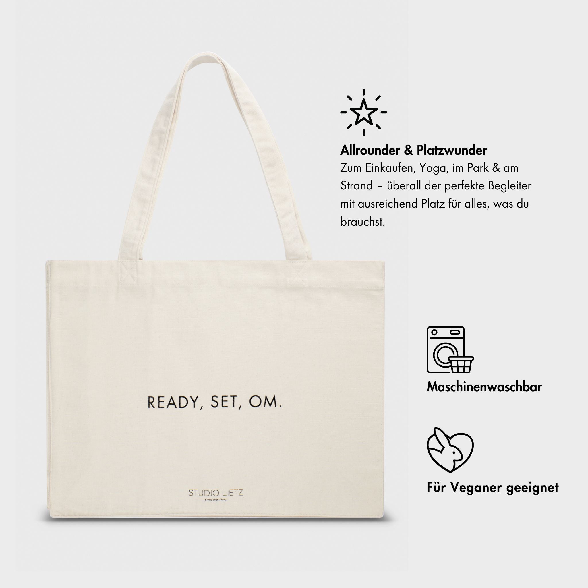 THE MAXI TOTE | READY, SET, OM.